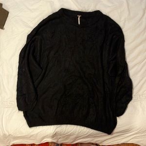 Super Cozy Free People Oversized Mohair Sweater